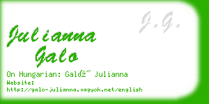 julianna galo business card